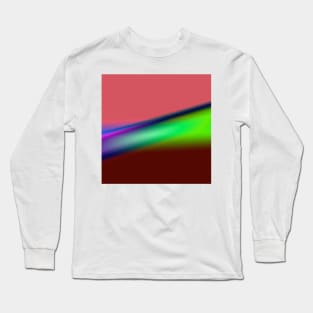 red blue texture art Long Sleeve T-Shirt